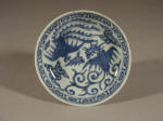 萬曆 Wanli Blue & White Double Phoenix Saucer