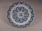 康熙 Kangxi blue & white plate with Iznik style decoration