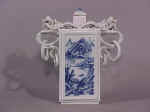 Kangxi Blue & White Small Dragon Flask Marked Shi Jin Tang Zhi, Made for the Hall of Worldly Elegance