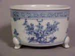 明代 A Blue & White Ming Zhengde Three Legged Censer with the Design of the Three Friends