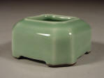 乾隆 Qianlong Celadon Squared Water Pot