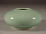 雍正 A very rare Imperial Ru-type pale celadon glazed water pot mark & period of Yongzheng