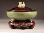 早明 Large Ming Longquan celadon censer