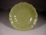 元代 Yuan Longquan celadon foliate edged lobed dish