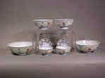 光緒 A Set of Doucai Guangxu Mark and Period Duck Bowls