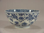 Kangxi Export Blue and White Lobed Bowl