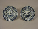 Pair of Late 萬曆 Wanli Kraak Porcelain Bowls