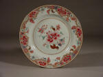 雍正 Yongzheng famille rose (fencai) plate decorated with peonies