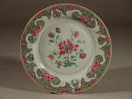 雍正 Yongzheng famille rose (fencai) peony plate