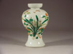 光緒 19th C Kangxi Style Famille Verte Meiping Vase