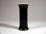 A 光緒 Guangxu mirror black beaker vase