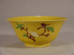 康熙 Kangxi yellow glazed brinjal bowl